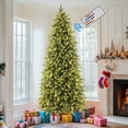 thumbnail image 2 of Alupssuc 5.5 ft Artificial Hinged Christmas Tree, Multi-Color LED Changing RGB Lights, Full PE & PVC Branch Tips，Remote Control Included, Ideal for Holiday Decorations, Parties, 2 of 6