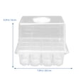 thumbnail image 2 of Weiweiguan 3Pcs Useful Germination Box Plant Succulent Flower Germination Tray With Cover, 2 of 7