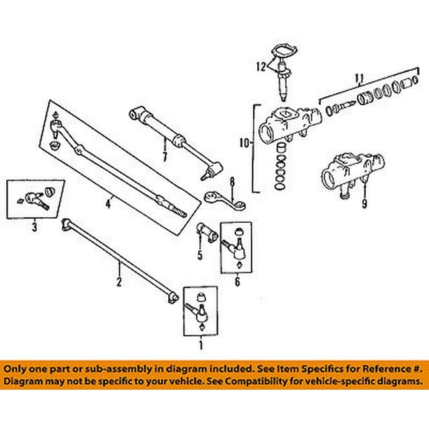 Jeep CHRYSLER OEM 91-01 Cherokee Steering-Drag Link End ...