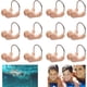 thumbnail image 1 of Beige, pinza para la nariz, paquete de 12 tapones nasales cómodos para nadar, protector nasal de silicona impermeable con almohadillas suaves, para nadadores recreativos, 1 of 5