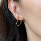 thumbnail image 2 of Pendientes aros plata 925 para mujer pendientes pequeños huggie pendientes hipoalergénicos, 2 of 4