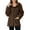 Brown, variant on Admvng Coats for Women Warm Faux Coat Jacket Winter Zipper Solid Long Sleeve Outerwear Fleece Jacket Women S-3XL