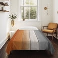 thumbnail image 4 of Burnt Orange Gray Ombre Tapestry for Bedroom Wall Hanging Tapestry, Vintage Farmhouse Wooden Ceiling Backdrop Tapestries Poster Blanket Wall Decor for Teens Room Living Room Dorm 59" x 90", 4 of 8