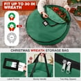 thumbnail image 5 of Ayieyill 3Pcs Christmas Tree Storage Bag, Christmas Tree Bag for 9 FT Artificial Trees, Durable Waterproof with Reinforced Carrying Handles (9 FT, Green), 5 of 6