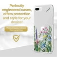 thumbnail image 2 of Case Yard iPhone-8-Plus Case Clear Soft & Flexible TPU Ultra Low Profile Slim Fit Thin Shockproof Transparent Bumper Protective Cover Drop Protective Cell Phone Cases (Flower Bouquet), 2 of 8