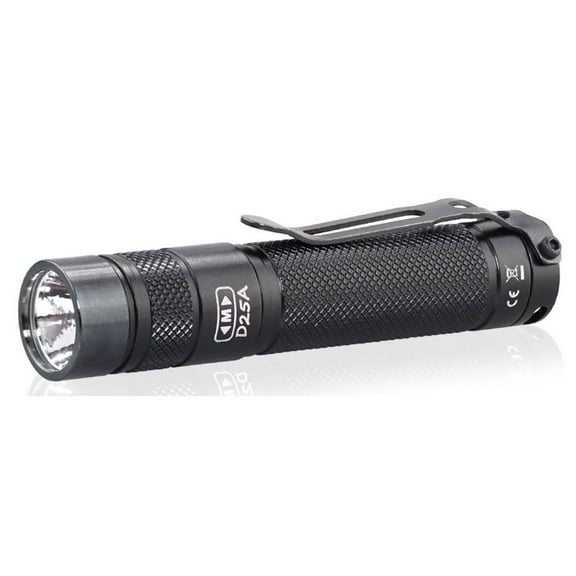 EAGTAC D25A RC MKII Flashlight, Nichia 219C CRI-92 4000K D240, 275lm, Black