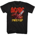 thumbnail image 1 of AC/DC PWRUP Band Photo Black Adult T-Shirt, 1 of 2