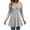 *Gray, variant on ClodeEU Women's V Neck Long Sleeve Swing Tunic Top,Solid Loose Flowy Casual Blouse Black,Women's Plus L