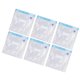 thumbnail image 2 of 6 Pcs Vacuum Storage Bag Space Saving Good Sealing Transparent Reusable Vacuum Sealer Bags for Food Clothes 26x34cm/10.2x13.4in, 2 of 5