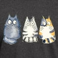 thumbnail image 3 of CafePress - Three 3 Cats Light T Shirt - Men's Classic Graphic Cotton T-Shirt, 3 of 4