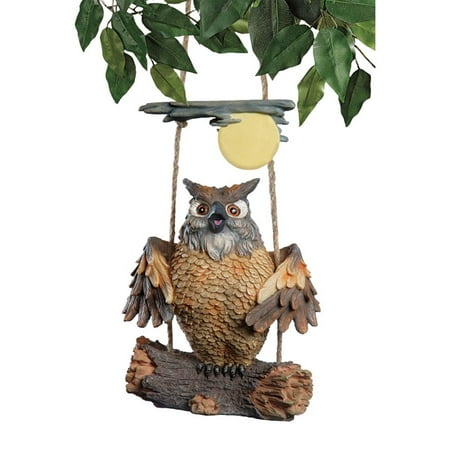Howie the Hoot Owl Swinging Sculpture