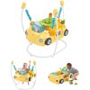 WUGUFD Baby To Toddler Learning Toy 2-In-1 Servin’ Up Fun Jumperoo Activity Center With Music Lights And Shape Sorting Puzzle Play