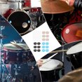 thumbnail image 7 of 48 Pieces Drum Dampener Gels,Silicone Drum Silencers Dampening Gels, Strong Sticky Sound Dampening Pads, Washable Reusable Drum Damper Pads for Drums Tone Control (4 Colors), 7 of 7