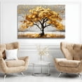 thumbnail image 2 of Cuadro Decorativo Planta 20x30cm Bosque Dorado Impreso, 2 of 6