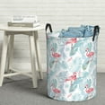 thumbnail image 7 of KLL Tropical Flamingo Waterproof Foldable Laundry Hamper Bucket with Handles for Storage Bin,Kids Room,Home Organizer (Small ), 7 of 7