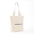 thumbnail image 7 of CafePress - I Love Mushrooms Tote Bag - Unisex Canvas Tote Bag, Beige, 1-Piece, 7 of 7