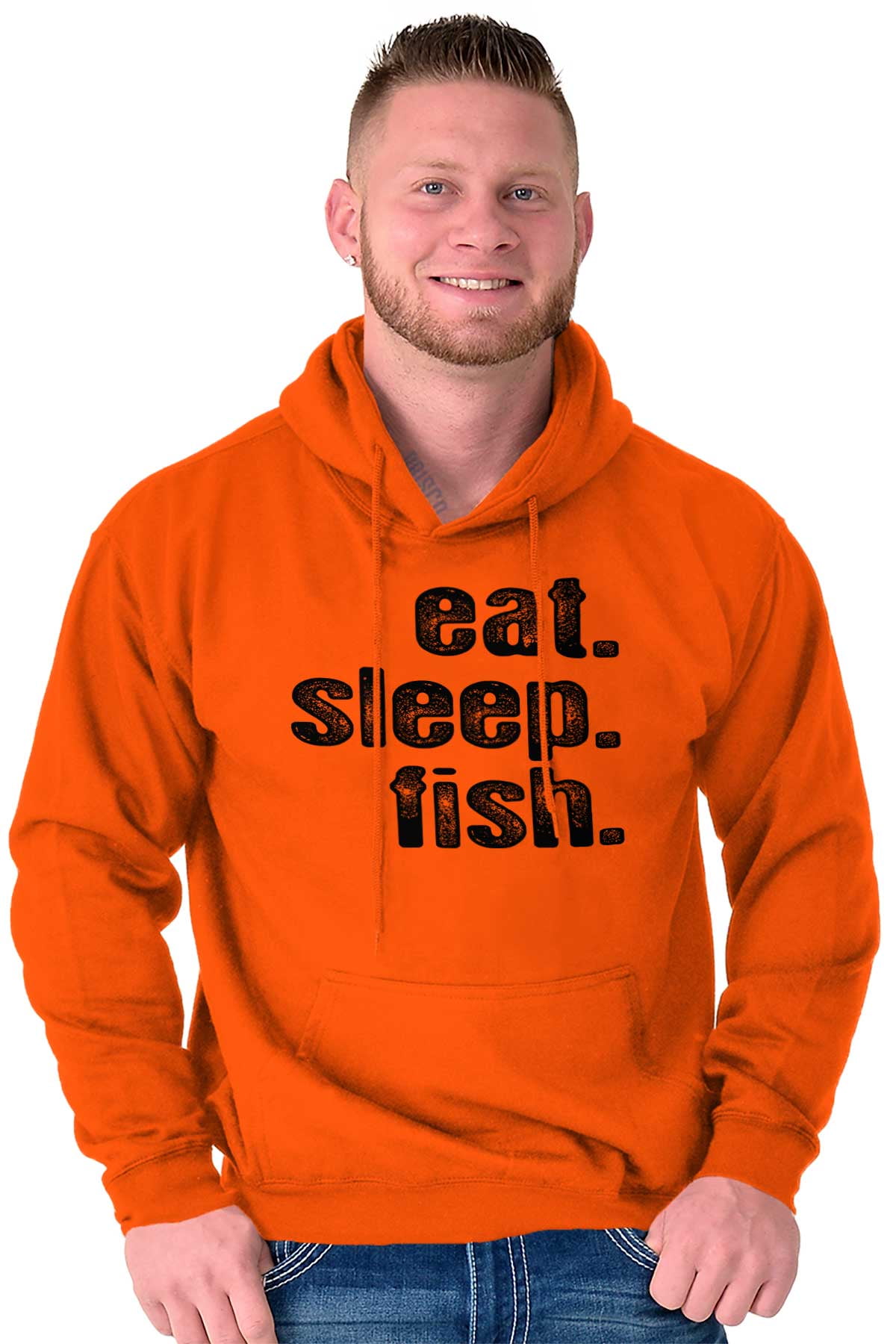 insluiten graven Appartement Fishing Hoodies Sweat Shirts Sweatshirts Eat Sleep Fish Hunting Anger  Outdoors - Walmart.com