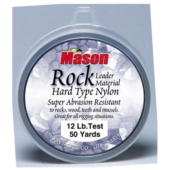 Mason Tackle Company  Rock Hard Type Nylon - 40 lb.