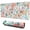 Pioneer Flower Floral-2, variant on Long Mouse Pads for Desk,Pioneer Flower Floral Print Pattern Desk Mats on Top Of Desks, Desk Mouse Pad Extra Large with 3mm Non-Slip Base and Stitched Edge for Gaming,Office,Work,Home 31.5"x11.8"