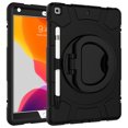 thumbnail image 7 of TECH CIRCLE iPad 10.2 Case (9th/8th/7th Generation - 2022/2020/2019), Kids Proof Shockproof Rugged Cae with Kickstand /Handle /Adjustable Shoulder Strap, Black, 7 of 7