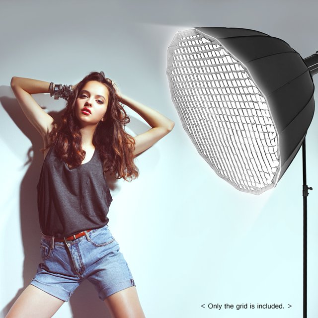 Softbox 90cm/ 35 Pulgadas Softbox Boneycomb Grid 16 Fotografía Paraboly Paraboly Soffbox Grid