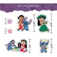thumbnail image 3 of Disney Lilo and Stitch Decals - Set of 6 Lilo and Stitch Stickers for Kids and Adults - Vinyl Decals for Laptop, Tumbler, Water Bottle, Vehicles - Licensed Disney Stickers, 3 of 7
