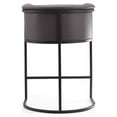 thumbnail image 4 of Manhattan Comfort Cosmopolitan 25.5" Faux Leather Counter Stool in Pebble, 4 of 4
