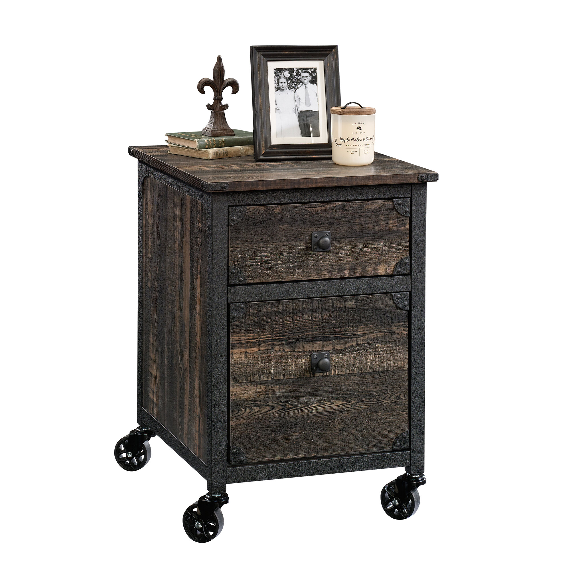 Office File Cabinet, File Pedestal, Dark Oak finish, Dark Oak Storage Cabinet For Office,Engineered Wood Office Cabinet Storage, Furniture, Office, File Cabinets & Storage Cabinets File Pedestal, Dar