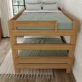 thumbnail image 2 of Plank+Beam Solid Wood Farmhouse Queen over Queen Bunk Bed Bed for Adults, Matte Pecan, 2 of 5