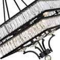 thumbnail image 4 of CWI Lighting Shalia 8 Light Traditional Metal Chandelier in Black, 4 of 6