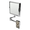 thumbnail image 4 of ALFI brand ABM8WS-PC 8" Square Wall Mounted 5x Magnify Cosmetic Mirror, 4 of 11