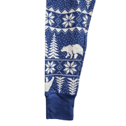 Old Navy Women’s Thermal Pajama Pants XXL Blue Bears Trees Holiday Winter Snowflakes Plus Size