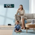 thumbnail image 4 of GHSDFBB Digital Wall Clock Large Display, 16" Large Wall Clocks with Remote Control for Living Room Gym Shop Warehouse Office Garage Decor, Auto Brightness Dimmer Reloj De Pared with Date Week T, 4 of 7
