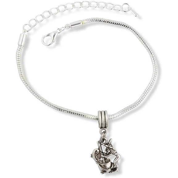 Witch and Cauldron Witch Brew Snake Chain Charm Bracelet