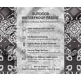 thumbnail image 5 of Soimoi 56 Inch Wide Waterproof Taffeta Fabric By 5 Yard | Gray Patchwork Print | Outdoor Use for Furniture Covers, Umbrellas, Patio Decor & More, 5 of 7