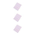 thumbnail image 1 of Baohd Extension Strap Bra Extender Buckle 3 Rows 3 Hooks Women Multicolor Lengthened Band Lingerie Replacement Intimates pink 3Set, 1 of 6