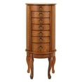 thumbnail image 2 of Jenna Jewelry Armoire, Burnished Oak, 2 of 5