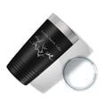 thumbnail image 5 of Lewis Smith Lake Map Tumbler Travel Mug Insulated Laser Engraved Coffee Cup Alabama 20 oz Black, 5 of 5