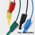 thumbnail image 3 of Scienceny 4MM Banana Plug ETA3013 Asamblea Linterna Enchufes Chaqueta de acero Apilamiento Conector Cables de prueba eléctrica Medición Type5 NO5, 3 of 6