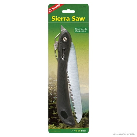 Coghlan's Sierra Saw, Locking Folding 7" Steel Blade with Unbreakable Handle