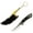 B, variant on A Ebony Handle Outdoor Camping Knife Fishing Knife Household Fruit Knife Portable Compact Stainless Steel Blade With Sheath Multi Purpose Utility Knife