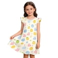 thumbnail image 5 of Girl Easter Dress Sleeveless Bunny Easter Egg Print Dress Crew Neck Midi Dress Girls Summer Dresses 9-10 Years Girls Dresses, 5 of 5