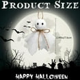 thumbnail image 3 of BNNG Halloween Ghost Hanging Ornaments, 3 Inch Small Hanging Ghosts Tree Ornaments, Farmhouse Rustic Cloth Ghosts Hanging Decoration for Haunted House Party Yard Tree Decor, 3 of 7