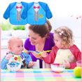 thumbnail image 5 of Bata de pintura para niños pequeños con babero lavable de manga larga para suministros de artes y manualidades para bebés pequeños Zhivalor CPB-US-XD1629-1, 5 of 5