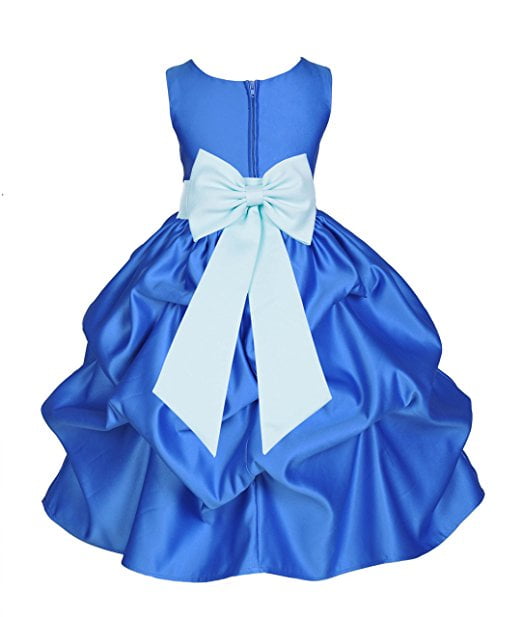 royal blue reception dress