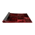 thumbnail image 2 of Ahgly Company Indoor Round Patchwork Red Transitional Area Rugs, 4' Round, 2 of 4