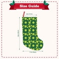 thumbnail image 3 of Lsque 18 Inches Tennis Balls Pattern Christmas Stockings Hanging Ornaments,Knitted Xmas Fireplace Hanging Stocking,Holiday Decoration, 3 of 8