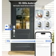 thumbnail image 3 of Veise Built-in Wifi Fingerprint Smart Lock, Keyless Entry Digital Keypad Deadbolt, Easy Installation, Auto Lock, Satin Nickel, 3 of 9