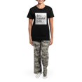 thumbnail image 4 of CafePress - Best Nanny Ever Pajamas - Women's Short Sleeve Print T-Shirt and Pants Dark Cotton Pajama Set, 4 of 7