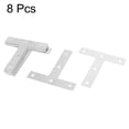 thumbnail image 2 of Uxcell 80mmx80mmx16mm Metal T Shaped Flat Plate Corner Brace Angle Brackets 8 Pcs, 2 of 4